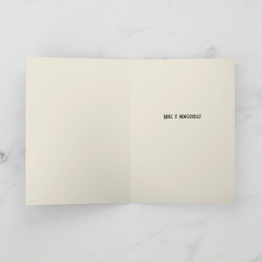 Modern Blue Circles Custom Age Birthday Card Karte (Innenseite)