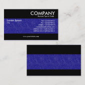 Modern - Blue Denim Texture Visitenkarte (Vorne/Hinten)