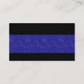 Modern - Blue Denim Texture Visitenkarte (Rückseite)