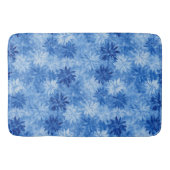Modern Blue Frost Badematte (Vorderseite)