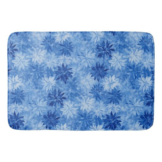 Modern Blue Frost Badematte (Vorderseite)