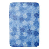 Modern Blue Frost Badematte (Vorderseite Vertikal)