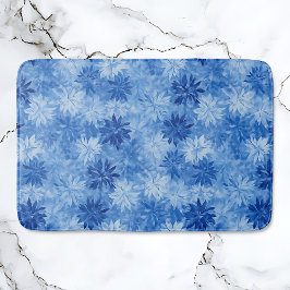 Modern Blue Frost Badematte