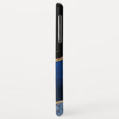 Modern Blue Gold Agate Geode Tote Bag Case-Mate iPhone Hülle (Hinten/Links)