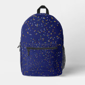 Modern Blue Gradient Kosmos Raum Galaxie Kinder Bedruckter Rucksack (Vorderseite)
