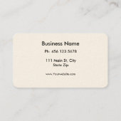 Modern Blue Graffiti Cooles Abstraktes Kunstmuseum Visitenkarte (Rückseite)