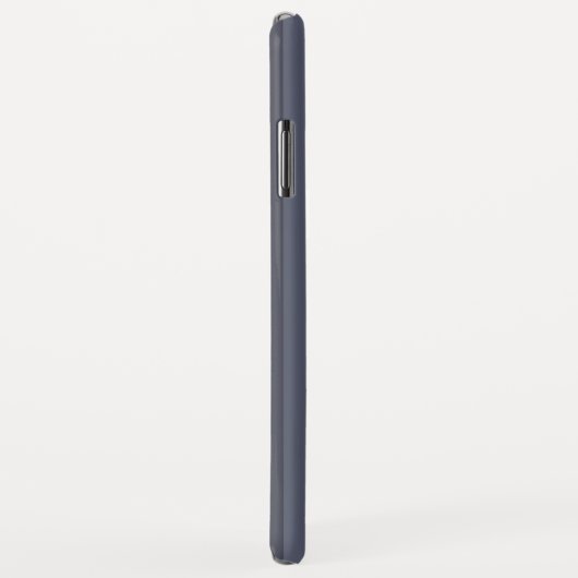 Modern Blue Gray Streifen Case-Mate iPhone Hülle (Hinten/Rechts)