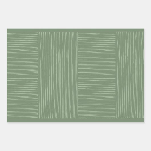 Modern Blue Green Frohe Weihnachtsgeschenk Muster Geschenkpapier Set (Vorderseite 2)