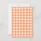 Modern Blue Halloween Baby Dusche Danke Karte (Rückseite)