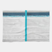 Modern Blue Handtuch (Horizontal)