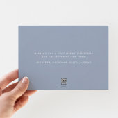 Modern Blue Joyce Foto Weihnachten