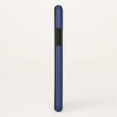 Modern Blue Lila Stripe iPhone Case-Mate iPhone Hülle (Hinten/Rechts)