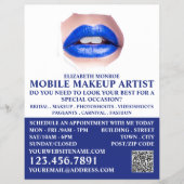 Modern Blue Lips Flyer (Vorne)