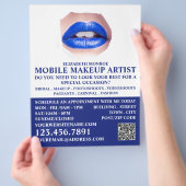 Modern Blue Lips Flyer (Hand)