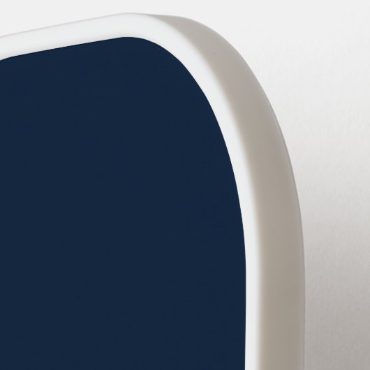 Modern Blue Monogram Pickleball Schläger (Linke Seite)