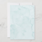 Modern Blue Race Car Birthday Einladung (Rückseite)