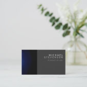 Modern Blue Red Attorney at Law Business Card Visitenkarte (Stehend Vorderseite)