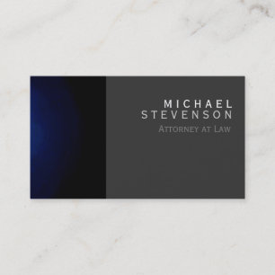 Modern Blue Red Attorney at Law Business Card Visitenkarte