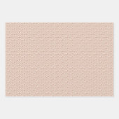 Modern Blue Red Cream Geometric Stars Muster Geschenkpapier Set (Vorderseite 2)