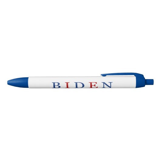 Modern Blue Red Joe Biden für Präsident Kugelschreiber (Oberseite)