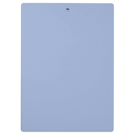 Modern Blue Script Monogram Klemmbrett (Rückseite)