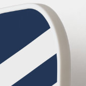 Modern Blue Script Name Pickleball Schläger (Linke Seite)