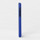 Modern Blue Striped Simple Chic Design Case-Mate iPhone Hülle (Hinten/Links)