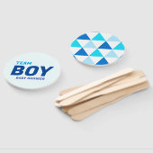Modern Blue Team Boy Baby Shower Fächer (Non-assembled)