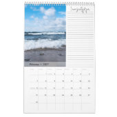 Modern Blue Wave Fotografy Dankeskalender Kalender (Feb 2027)