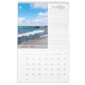 Modern Blue Wave Fotografy Dankeskalender Kalender (Jan 2027)