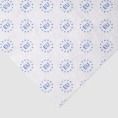 Modern Blue White European Gewerkschaft Stars EU-L Seidenpapier (Detail)