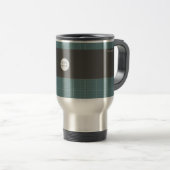 Modern Blueprint Grid Insulated Travel Mug TM01 Reisebecher (VorderseiteRechts)