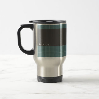 Modern Blueprint Grid Insulated Travel Mug TM01 Reisebecher