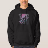 Modern Blues Disco Harp Retro Harmonica Hoodie (Vorderseite)
