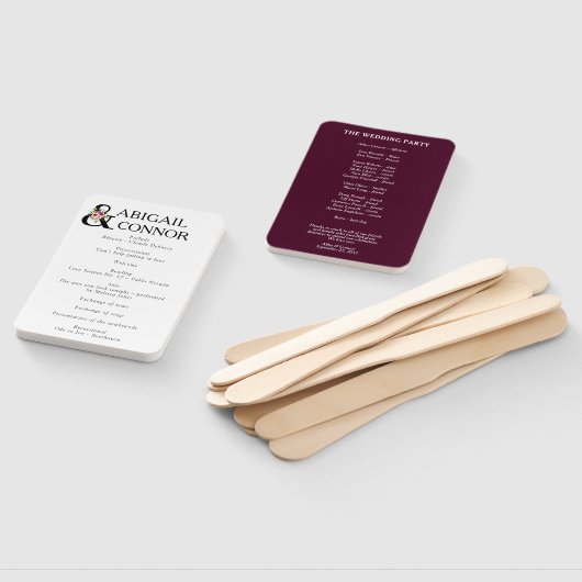 Modern Blumenstrauß und Pflaume Pink Peach & Black Fächer (Non-assembled)