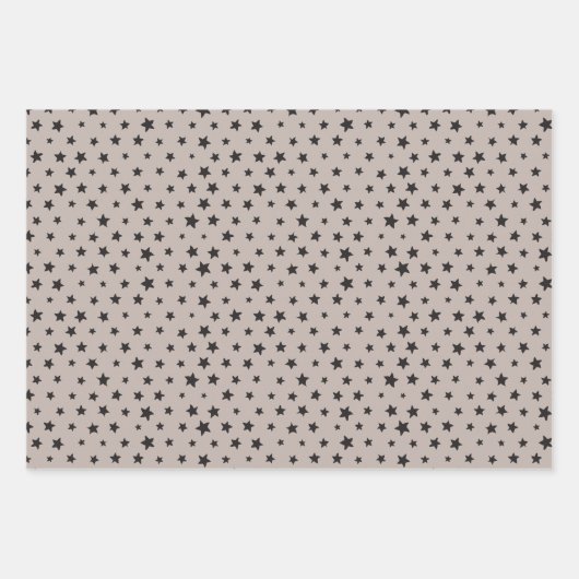 Modern Blush and Neutral Christmas Tree Geschenkpapier Set (Vorderseite 3)