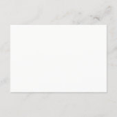 Modern Blush Botanical Wedding Details Begleitkarte (Rückseite)