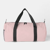 Modern Blush Dusty Pink Monogram und Name Duffle Bag (Rückseite)