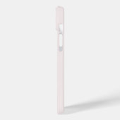 Modern Blush Pink Gold Script Monogram Case-Mate iPhone Hülle (Rückseite / Links)