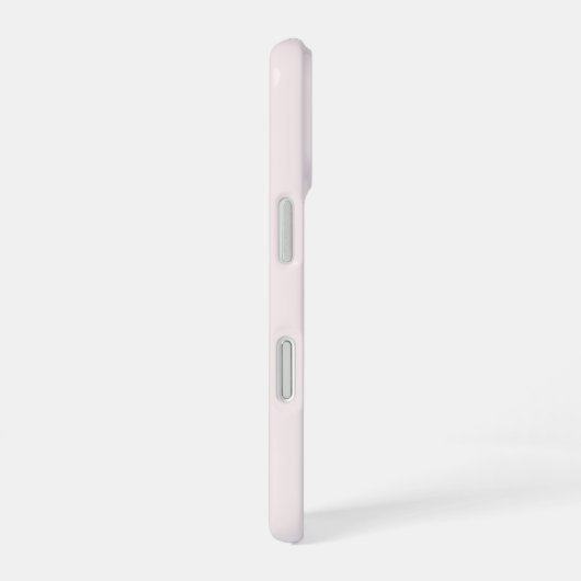 Modern Blush Pink Gold Script Monogram iPhone 16 Hülle (Rechte Seite)