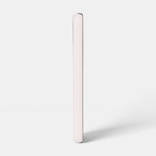 Modern Blush Pink Gold Script Monogram Samsung Galaxy Hülle (Linke Seite)