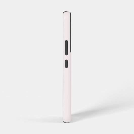 Modern Blush Pink Gold Script Monogram Samsung Galaxy Hülle (Rechte Seite)