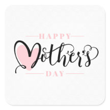 Modern Blush Pink Herzlichen Glückwunsch Muttertag