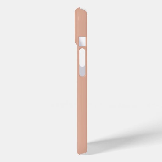 Modern Blush Pink Monogram Script Case-Mate iPhone Hülle (Rückseite / Links)