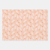 Modern Blush Pink Mustard Gelb Geometrie Muster Geschenkpapier Set (Vorderseite)