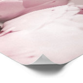 Modern Blush Pink Peony Foto Print Poster (Ecke)