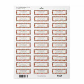 Modern Blush Pink Poinsettia Christmas Address (Vorne)