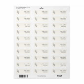 Modern Bohemian Desert Romance Address (Vorne)