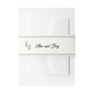 Modern Bohemian Desert Romance |  Einladungsbanderole