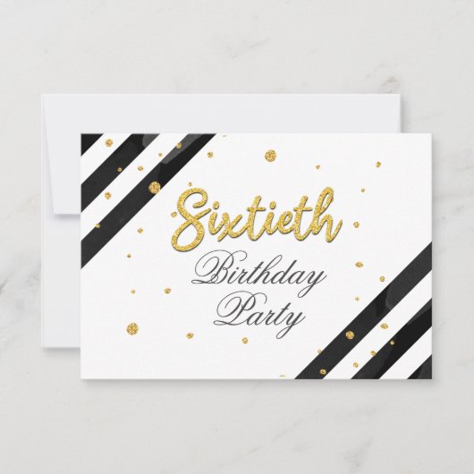 Modern Boho 60. Geburtstag Einladung (Vorderseite)